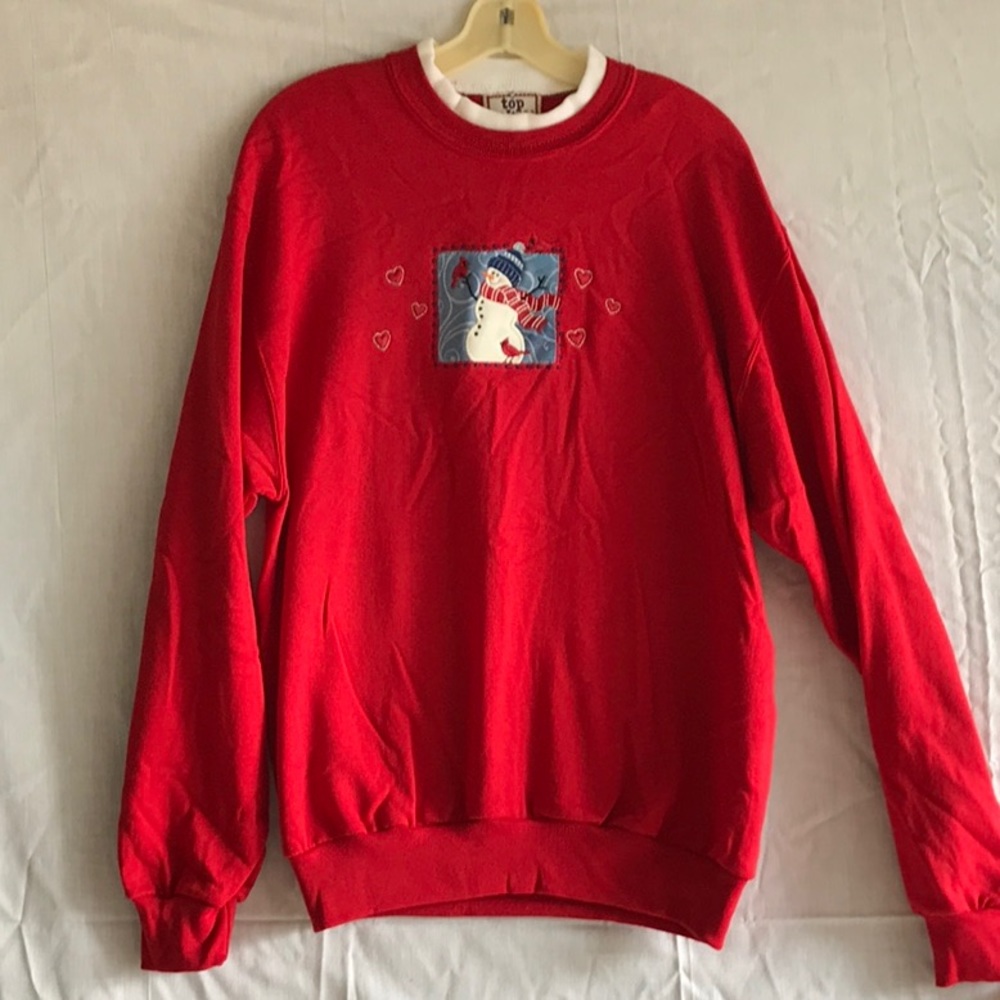 Vintage Top Stitch by morning Sun embroidered sweatshirt